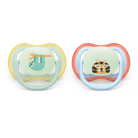 Philips Avent Fopspeen Ultra Air Night 0-6M SCF376/24 2 stuks