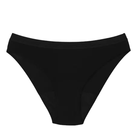 Snuggs Menstruatieondergoed Zware Menstruatie Brief TENCEL™ Zwart Maat S