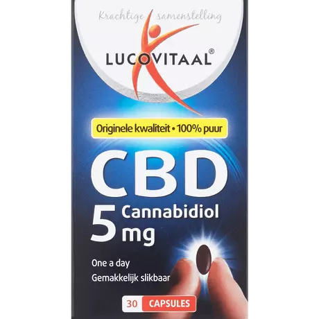 Lucovitaal CBD 5 mg Cannabidiol Capsules 30 stuks