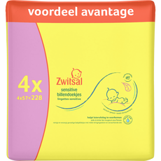 Zwitsal Sensitive Billendoekjes Voordeelverpakking 228