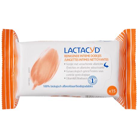 Lactacyd Reinigende Verzorgende Intiem Tissues 15 Stuks