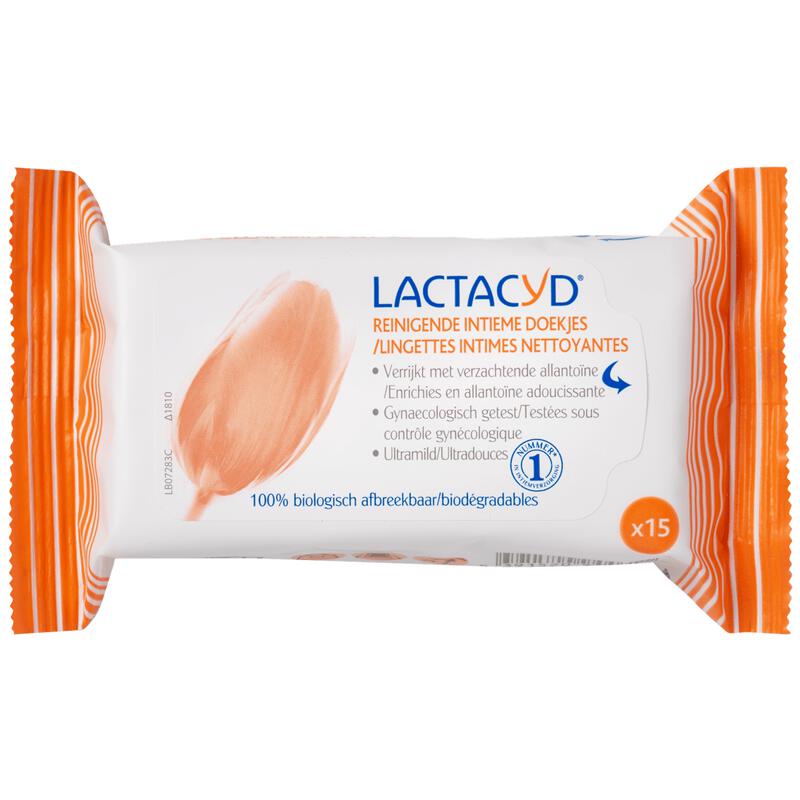 Lactacyd Reinigende Intieme Doekjes 15 stuks