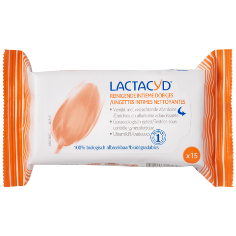Lactacyd Reinigende Intieme Doekjes 15 stuks