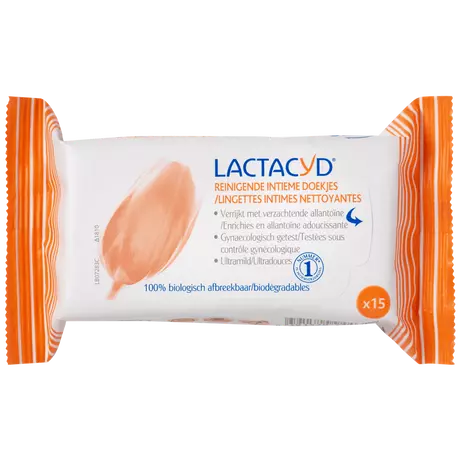 Lactacyd Reinigende Intieme Doekjes 15 stuks