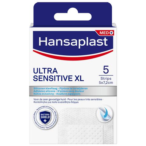Hansaplast Ultra Sensitive XL Eilandpleister 5 stuks