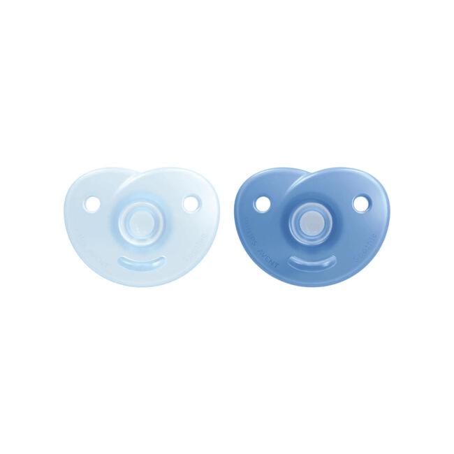 Philips Avent fopspeen Soothie 0-6 maanden blauw