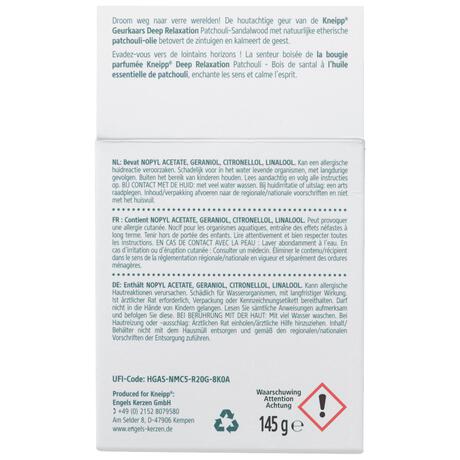 Kneipp Geurkaars Deep Relaxation