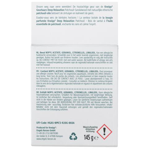 Kneipp Geurkaars Deep Relaxation