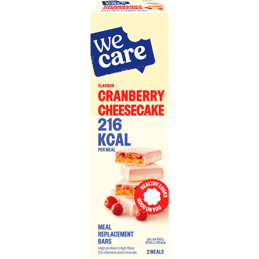WeCare Bars Cranberry Cheesecake 2 stuks