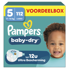 Pampers Baby Dry Voordeelbox Luiers Maat 5 11-16 kg 112 stuks