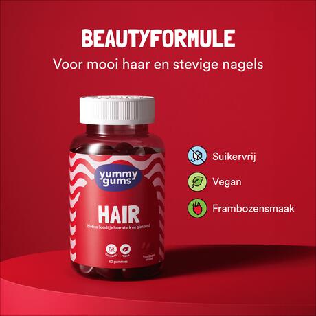 Yummygums Hair Suikervrij 60 stuks