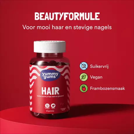 Yummygums Hair Suikervrij 60 stuks