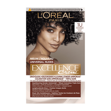 L'Oréal Paris Excellence Universal Nudes Permanente Haarverf 1U Zwart