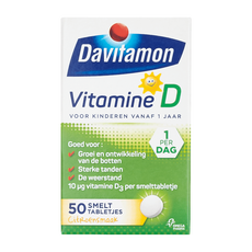 Davitamon Kind Vitamine D Smelttabletten Citroen