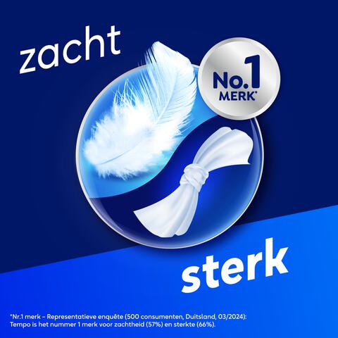 Tempo Complete Care 4-Laags Zakdoekjes 10x10 stuks