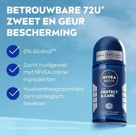 NIVEA MEN Protect & Care Deodorant Roller 50 ML