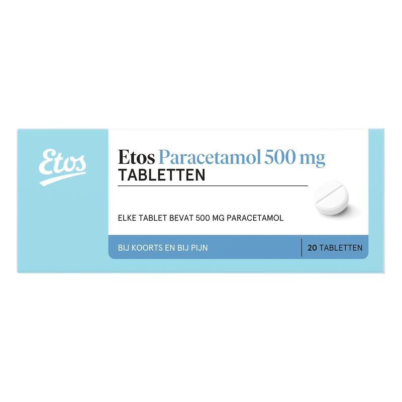 Etos Paracetamol 500 MG Tabletten 20 stuks