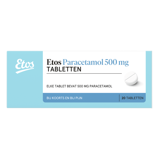 Etos Paracetamol 500 MG Tabletten 20 stuks