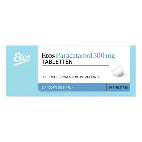 Etos Paracetamol 500 MG Tabletten 20 stuks