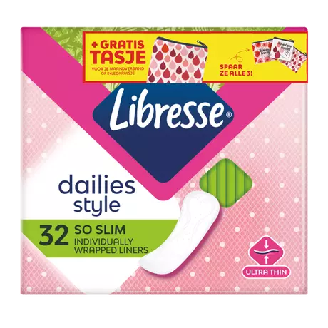 Libresse Dailies Inlegkruisjes So Slim 32 stuks