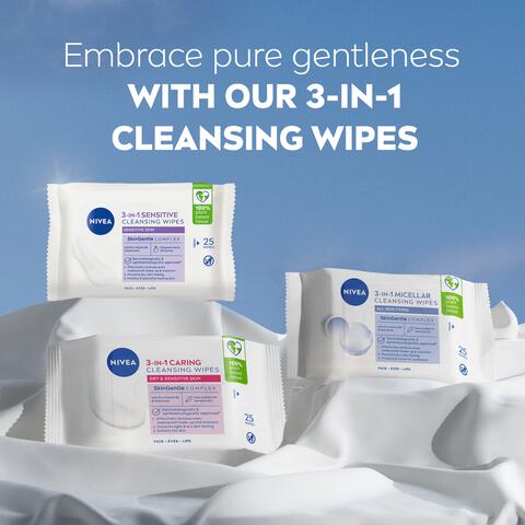 NIVEA Sensitive Reinigingsdoekjes 25 stuks