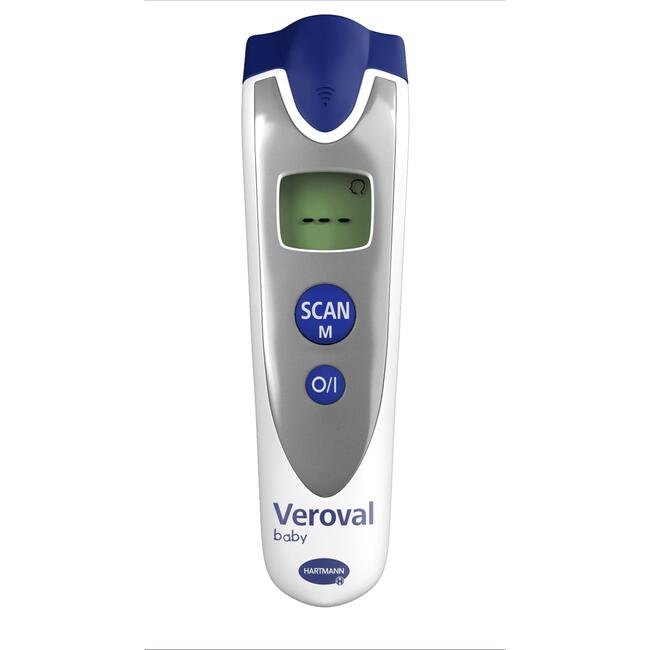Veroval Baby 3 in 1 infrarood koortsthermometer voor contactloze meting