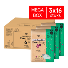 Etos Puur & Zacht Luierbroekjes Extra Large Maat 6 15+ kg Megabox 48 stuks