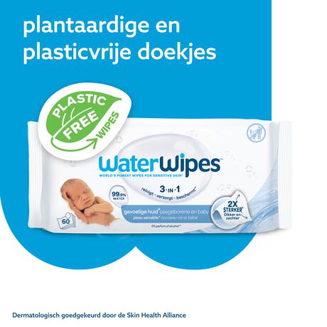 WaterWipes Billendoekjes Voordeeldoos 9 x 60 stuks