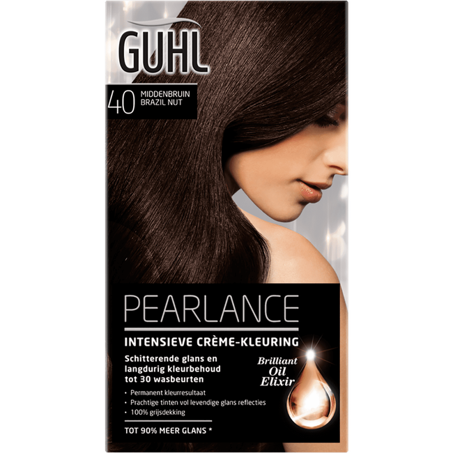 Guhl Pearlance Intensieve Crème-Haarkleuring 40 Middenbruin 2x50 ML