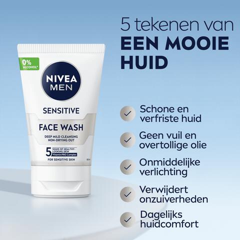 NIVEA MEN Sensitive Face Wash 100 ML