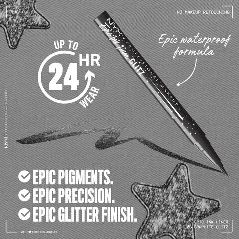 NYX Professional Makeup Epic Ink Linker Glitz 06 Graphite Glitz