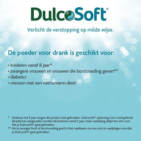 Dulcosoft Poeder Mild Laxeermiddel Oplossing 20 Zakjes