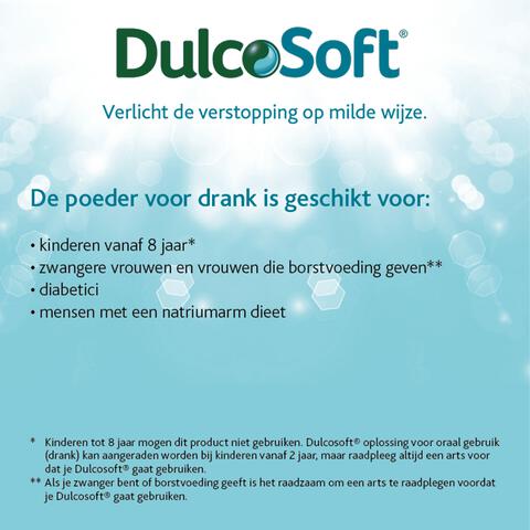 Dulcosoft Poeder Mild Laxeermiddel Oplossing 20 Zakjes