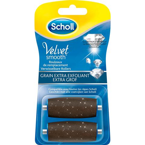 Scholl Velvet Smooth Voetvijl Navulling Extra Grof 2 Stuks