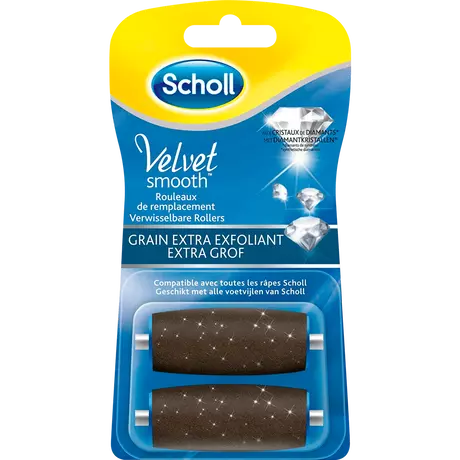 Scholl Velvet Smooth Voetvijl Navulling Extra Grof 2 stuks