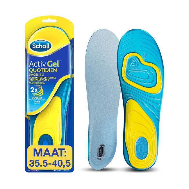 Scholl Inlegzolen Gel Activ Everyday Vrouw 1 paar