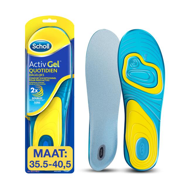 Scholl Inlegzolen Gel Activ Everyday Vrouw paar 1 EA | Etos