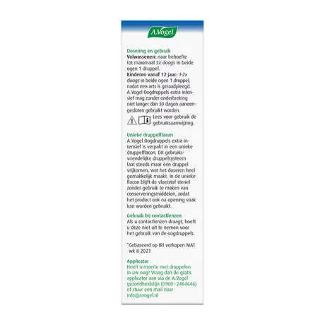 A.Vogel Oogdruppels Extra Intensief Bij Zeer Droge Ogen Druppels 10 ML