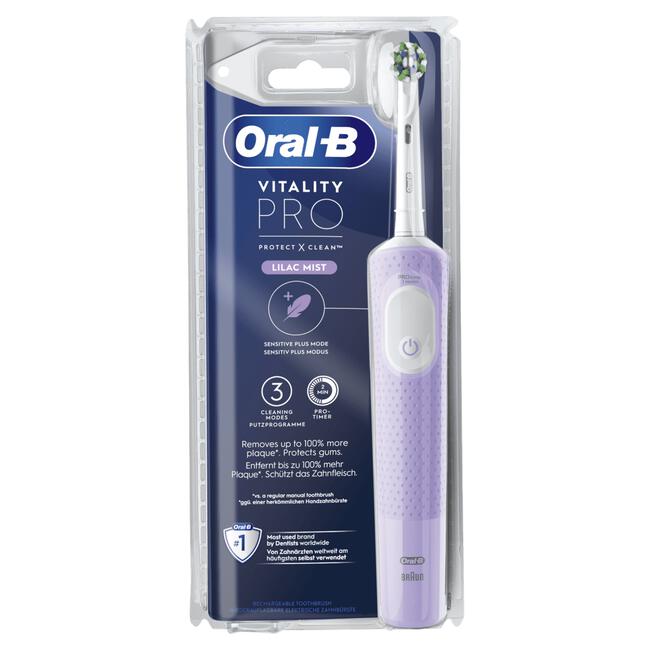 Extreem Schijn Geweldig Oral-B Vitality Pro Paars Elektrische Tandenborstel By Braun 1 EA | Etos