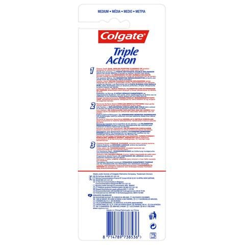 Colgate Triple Action Medium Tandenborstels - 4 stuks