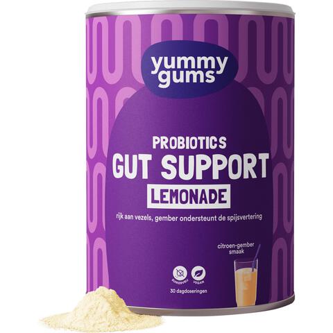 Yummygums Gut Support Lemonade Suikervrij 240 GR