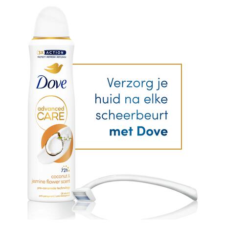 Dove Advanced Care Coconut & Jasmine Flower Anti-Transpirant Deodorant Spray 150 ML