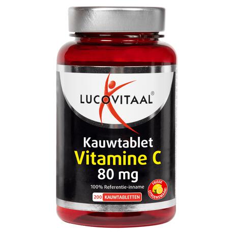 Lucovitaal Vitamine C kauwtabl 200 stuks