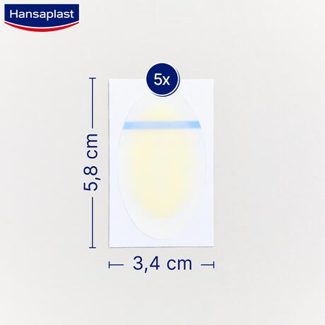 Hansaplast Blarenpleisters Groot 5 Stuks