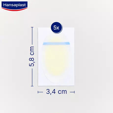 Hansaplast Blarenpleisters Groot 5 Stuks