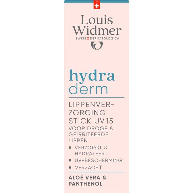 Louis Widmer Hydraderm Lippenverzorging Stick UV SPF 15 Licht Geparfumeerd 4,5 ML