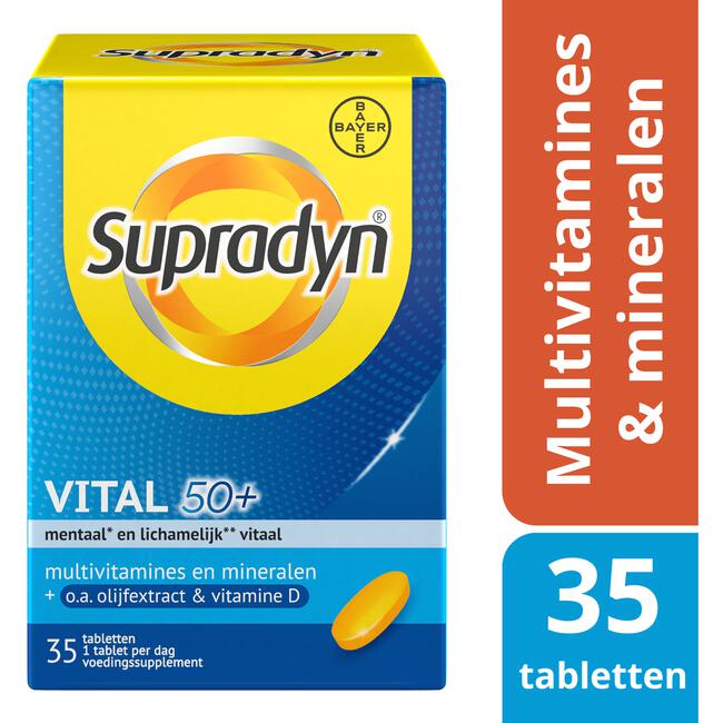 Supradyn Vital 50+ multivitamines voor vijftigplussers 35 tabletten