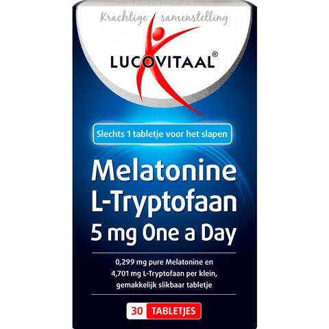Lucovitaal Melatonine L-Tryptofaan 5mg