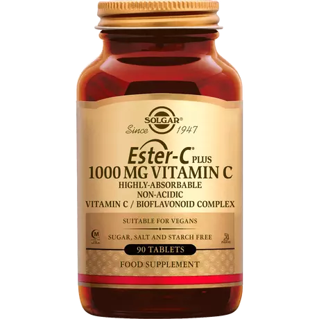 Solgar Ester-C Plus 1000 MG Vitamine C Tabletten 90 stuks