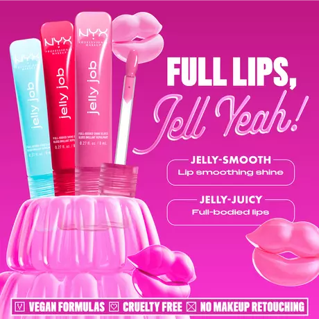 NYX Professional Makeup Jelly Job Lipgloss 02 Jelly Frost Blauw